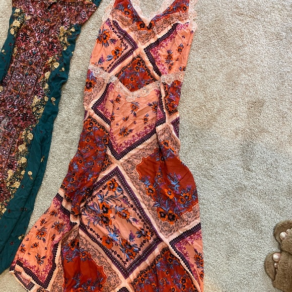 Intimately Free People Stevie Lace Print Maxi Dress Size XS - Picture 7 of 7